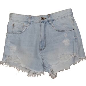 𝅺authenticité denim Trafaluc distressed Light jeans short
